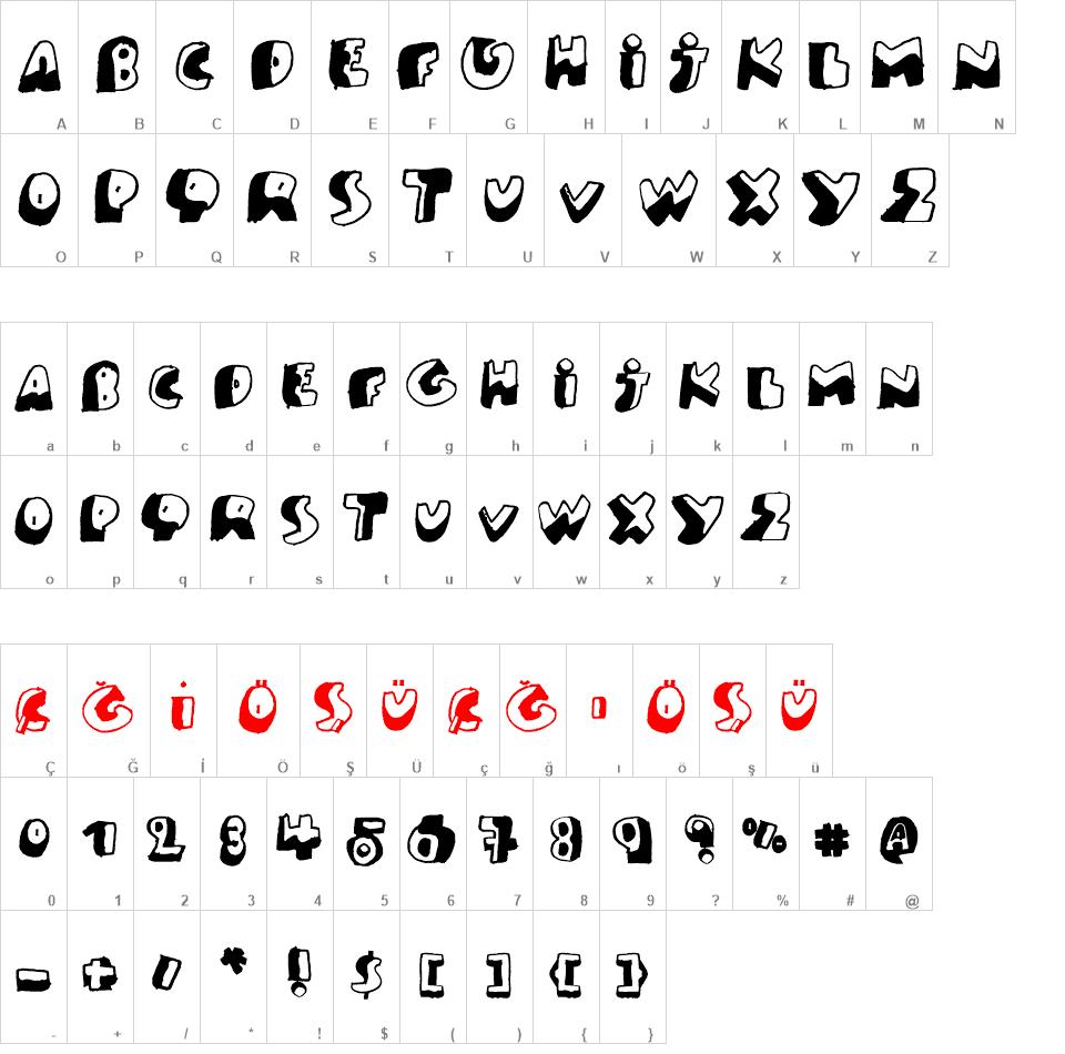 PK Like Guston font